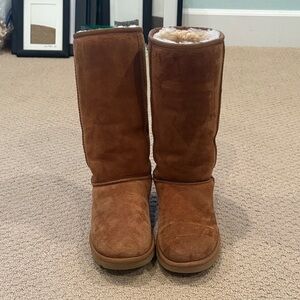 UGG Brown Suede Slippers